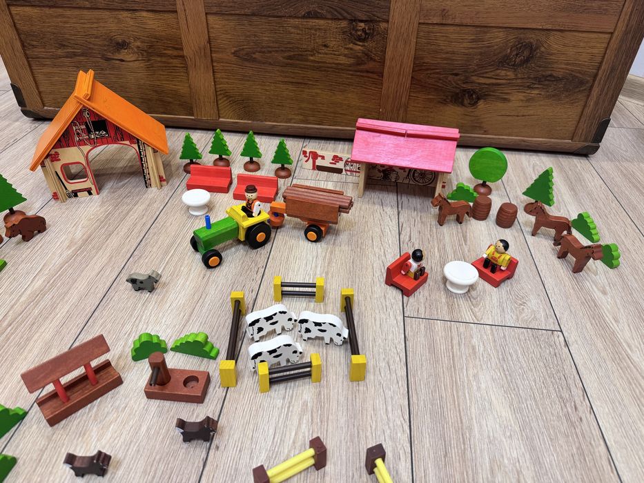 Деревяний конструктор Woody Farm