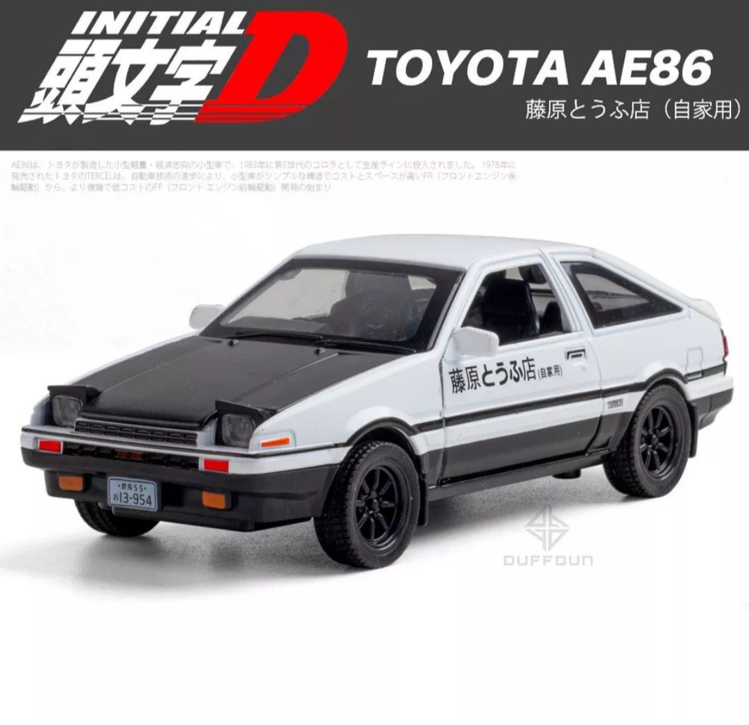 TOYOTA Corolla AE86 Sprinter Trueno Initial D,ініціал ді (инициал ди)