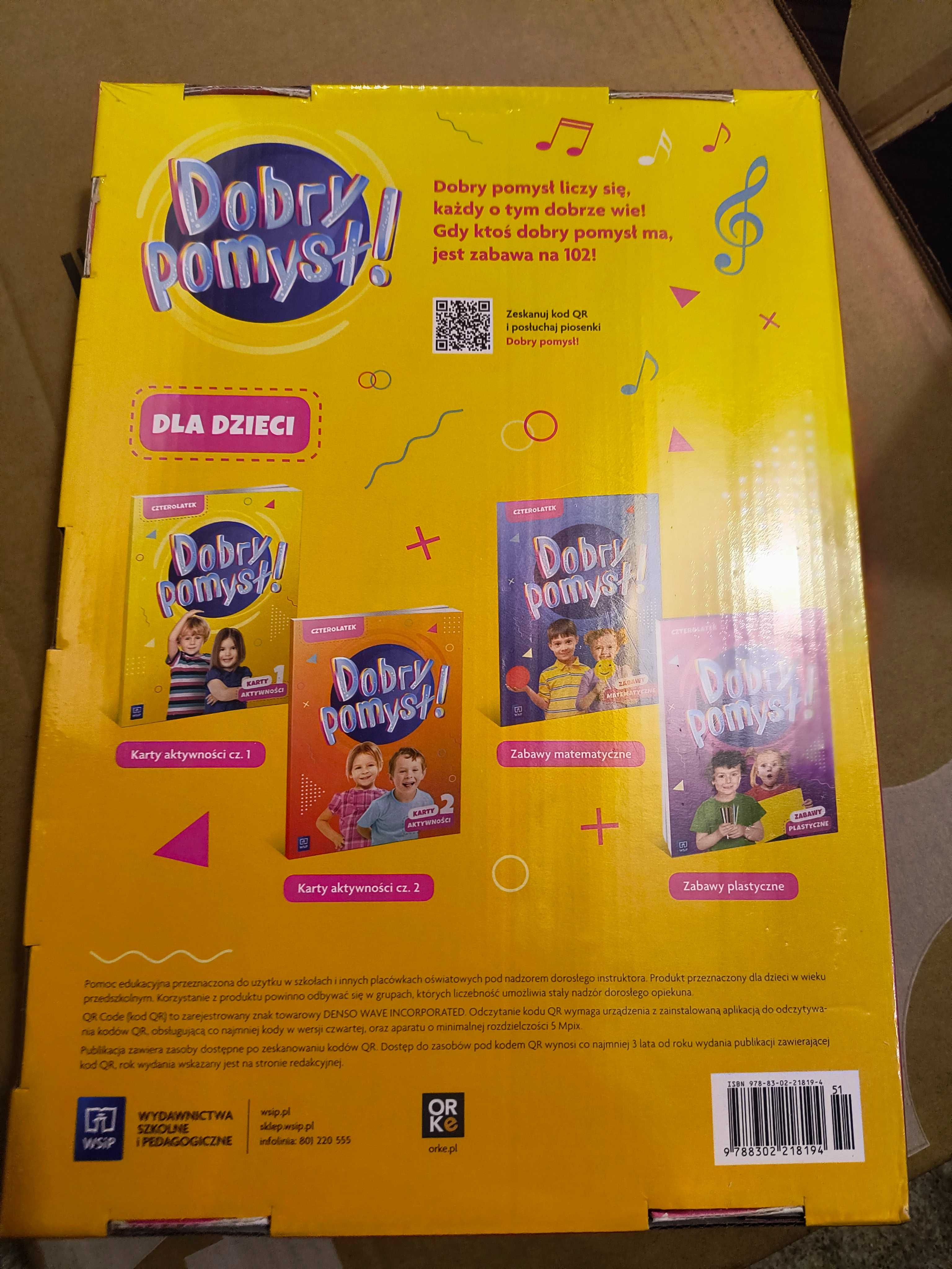 Dobry pomysł 4 latek box pakiet nowy zafoliowany wsip