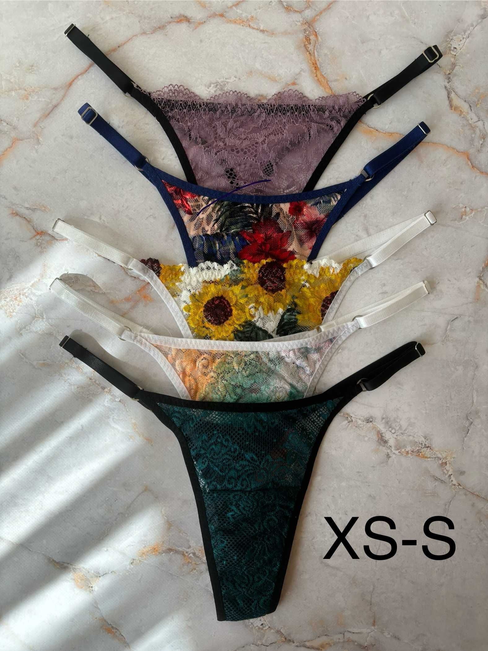 Мереживні стрінги XS-S,M,L