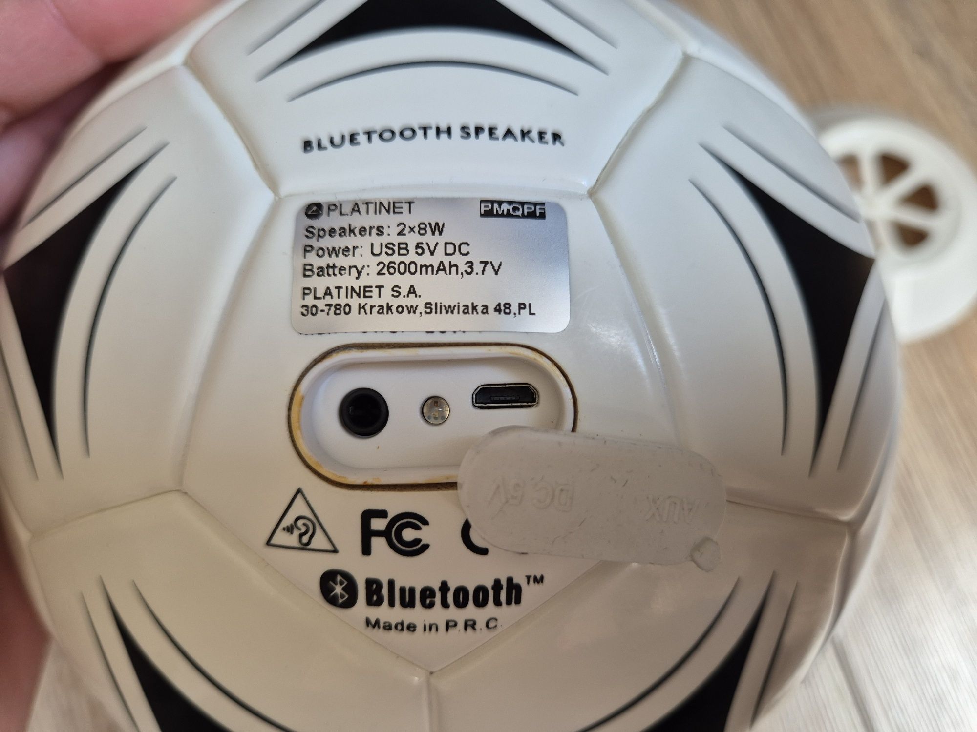 Głośnik bluetooth Football piłka nożna Platinet