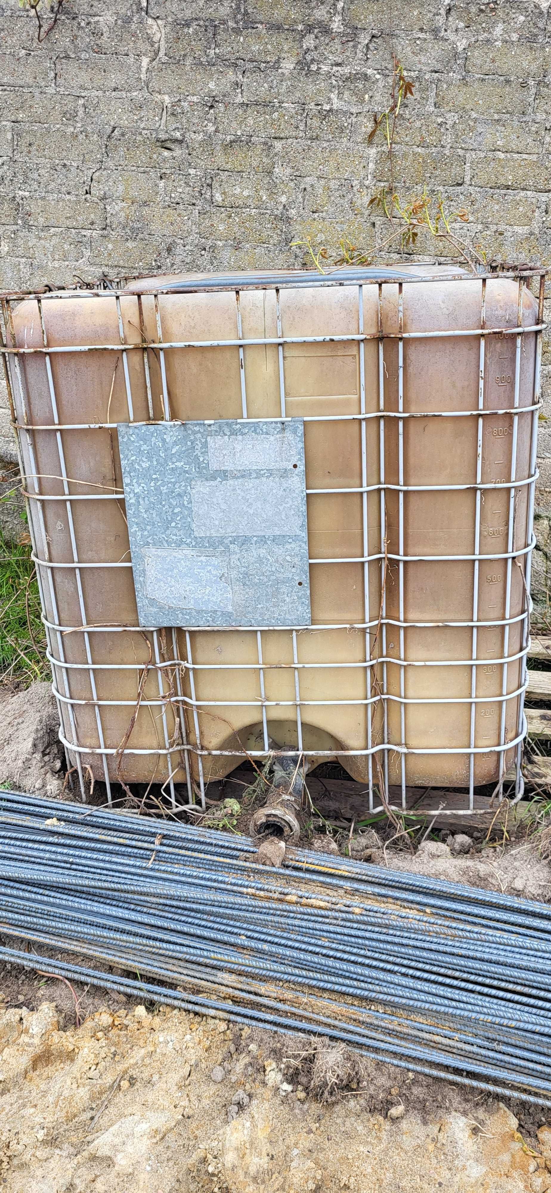 Mauzer zbiornik małzer 1000l paletopojemnik pojemnik na deszczówkę