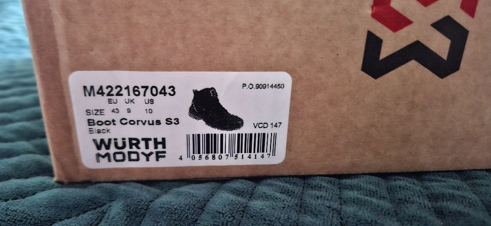 Wurth Modyf Corvus  buty.