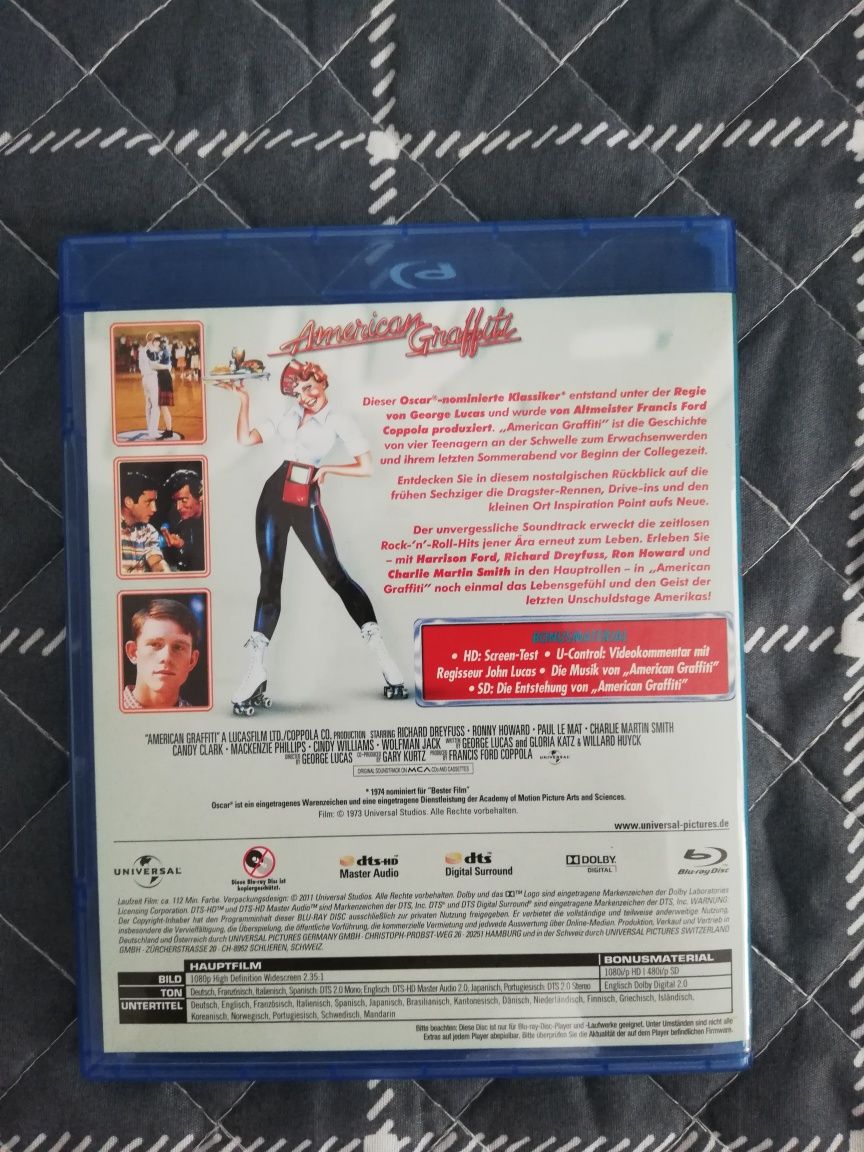 Blu ray do filme "American Graffiti", George Lucas (portes grátis)