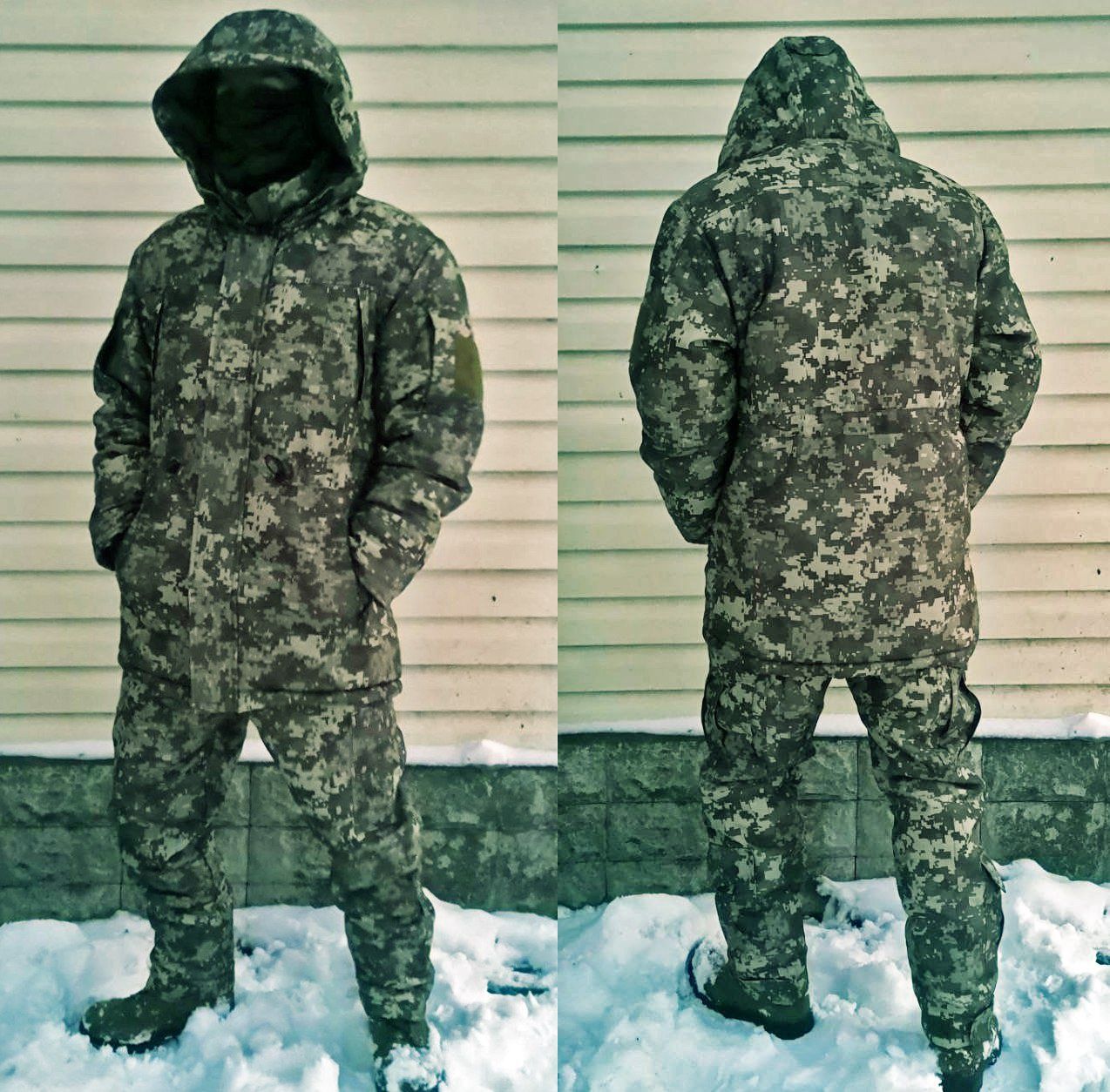 Зимовий костюм ЗСУ на зріст 165-170 см Зимняя форма утепленный пиксель