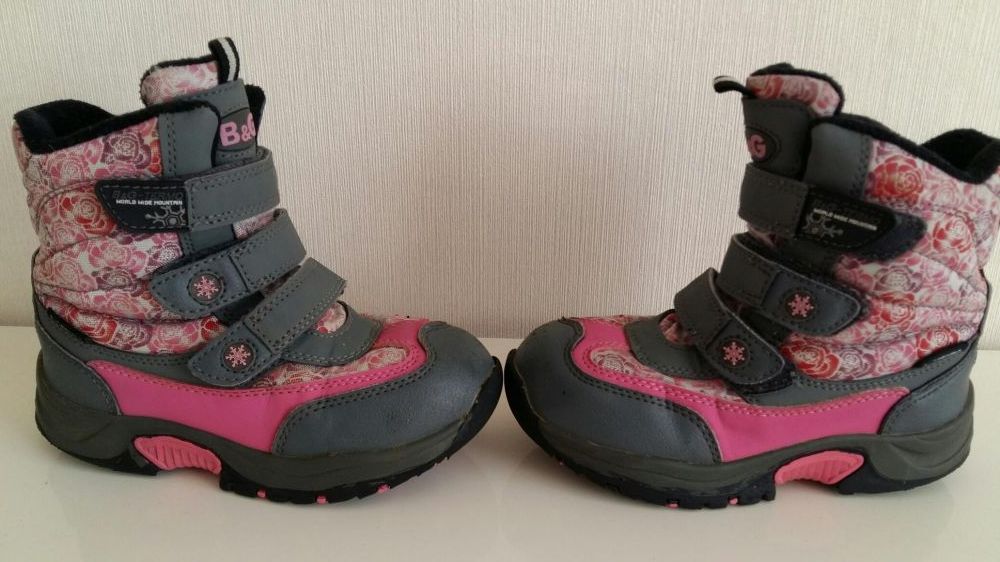 Термосапоги-ботинки B&G р.30 ст.19.5 cм.