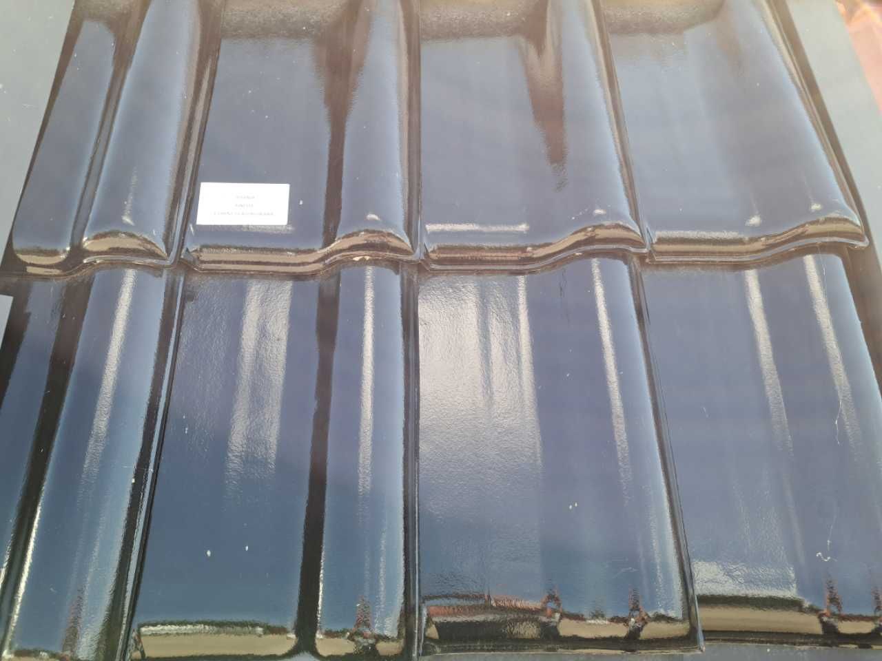 Dachówka ceramiczna falista Creaton Titania Finesse czarna glazurowana