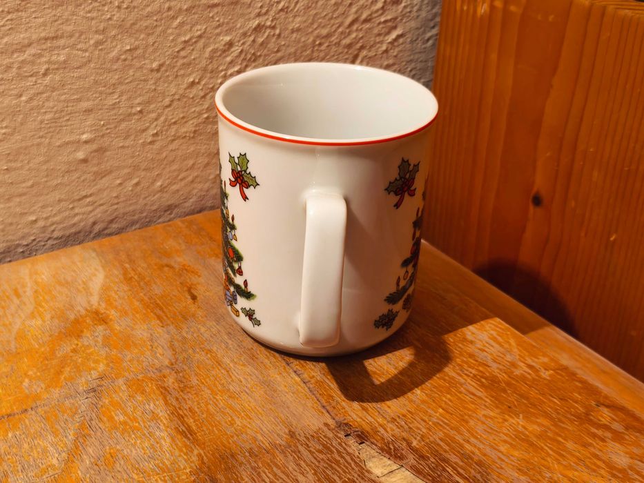 Kubek świąteczny Lubiana PRL