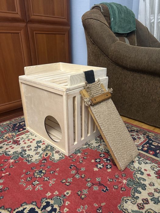 СКИДКИ!!! Деревянный DIY домик для кошки, собаки