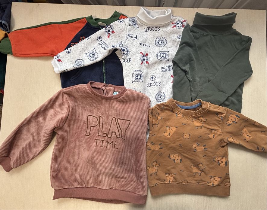 Пакет речей 24 одиниці на хлопчика 18-24 міс (86-92см). Куртка, штани