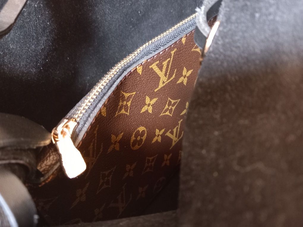 Louis vuitton canvas monogram torebka worek