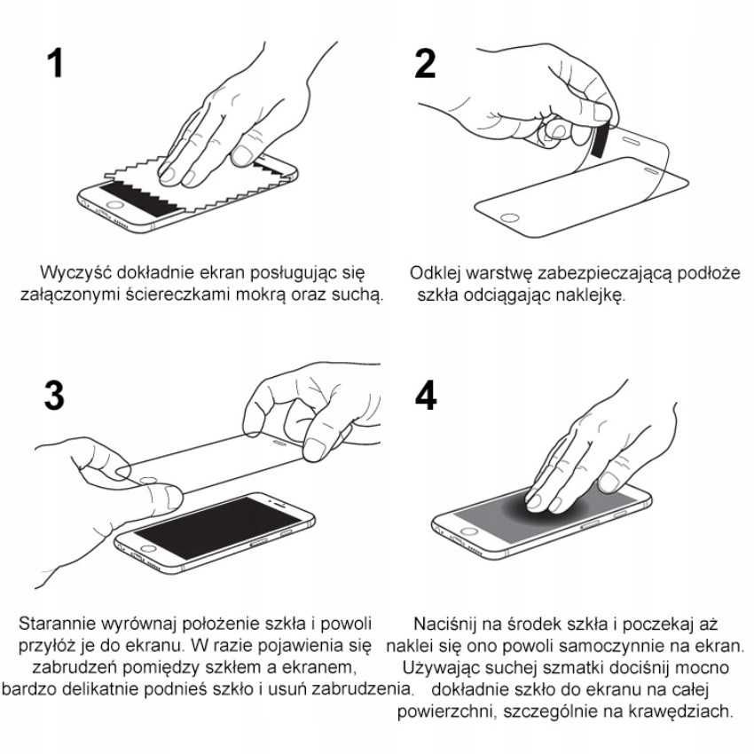 3szt x Szkło Hartowane do iPhone 6 / iPhone 6s