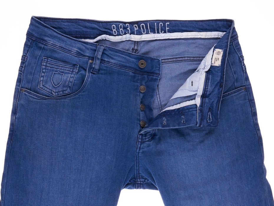 Spodnie Police Major Jeansy Size 36 Lond Tapered Slim Fit Stretch 36