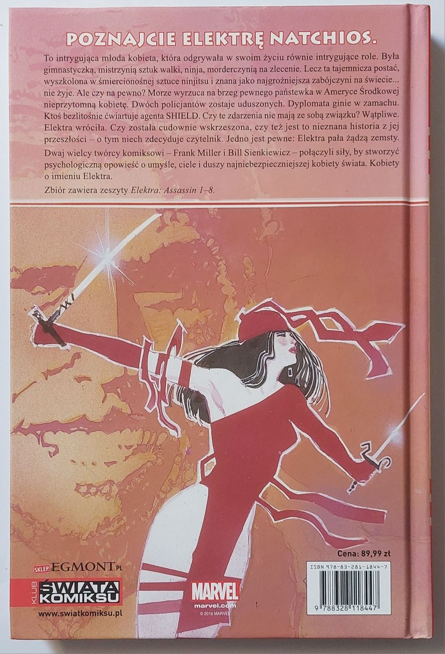 Komiks "Elektra Assassin". Miller. Sienkiewicz.