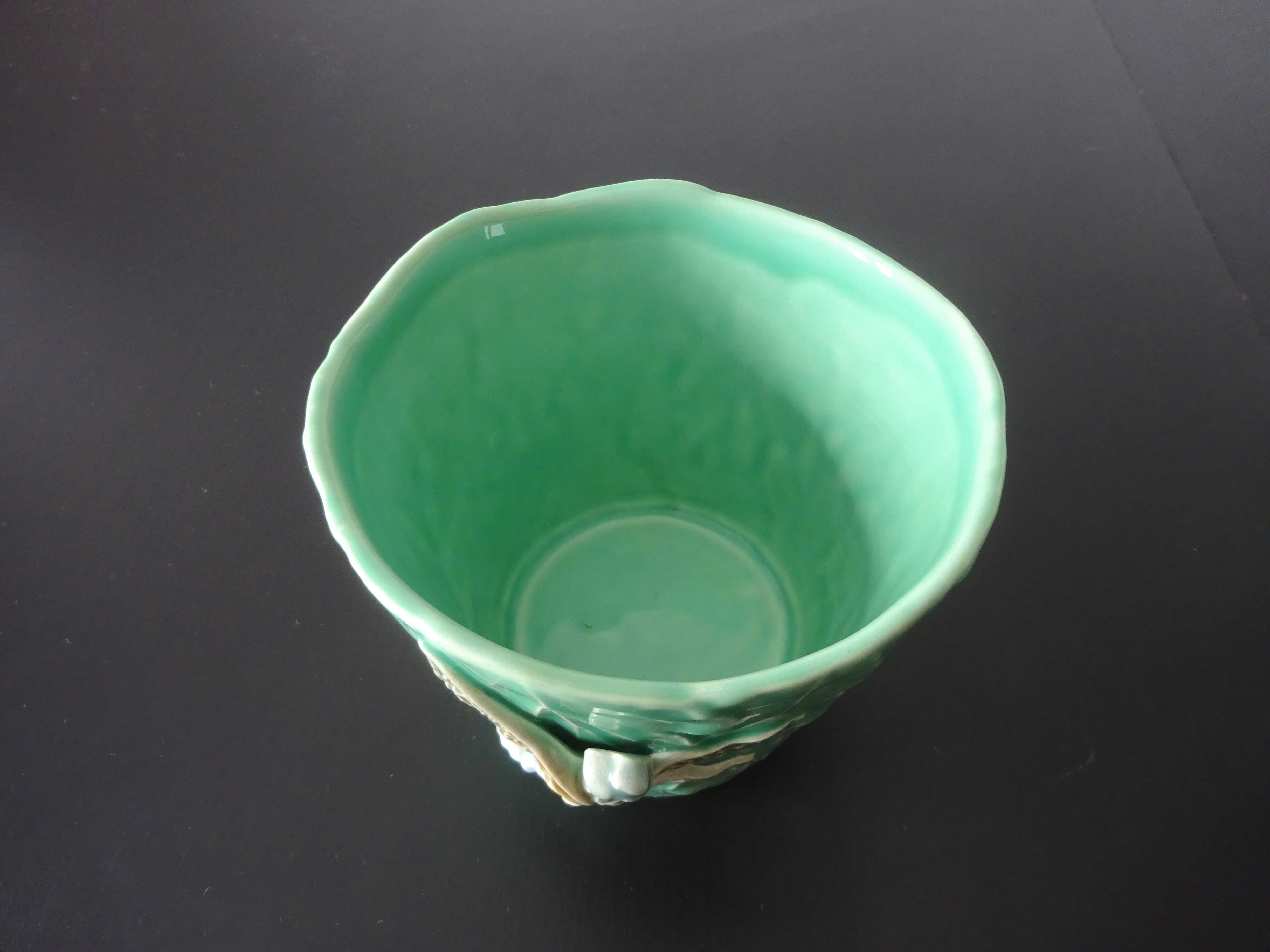 Vasos Bordallo Pinheiro Lagarto e Libelinha