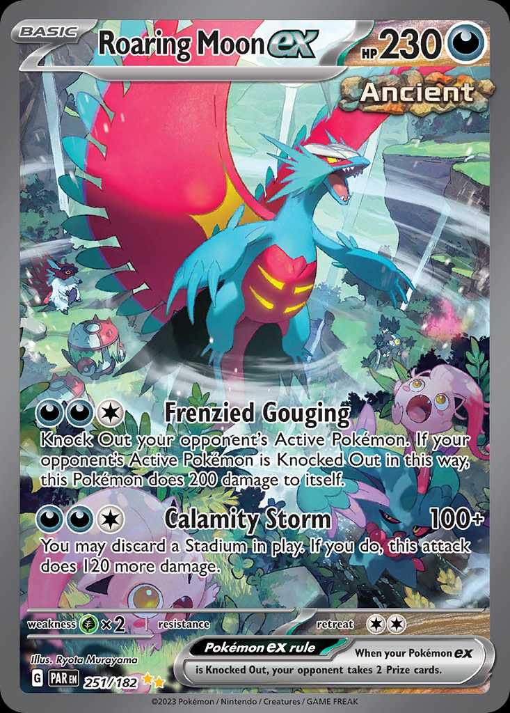 Roaring Moon ex (Especial Raro) 251/182 Pokémon Scarlet & Violet