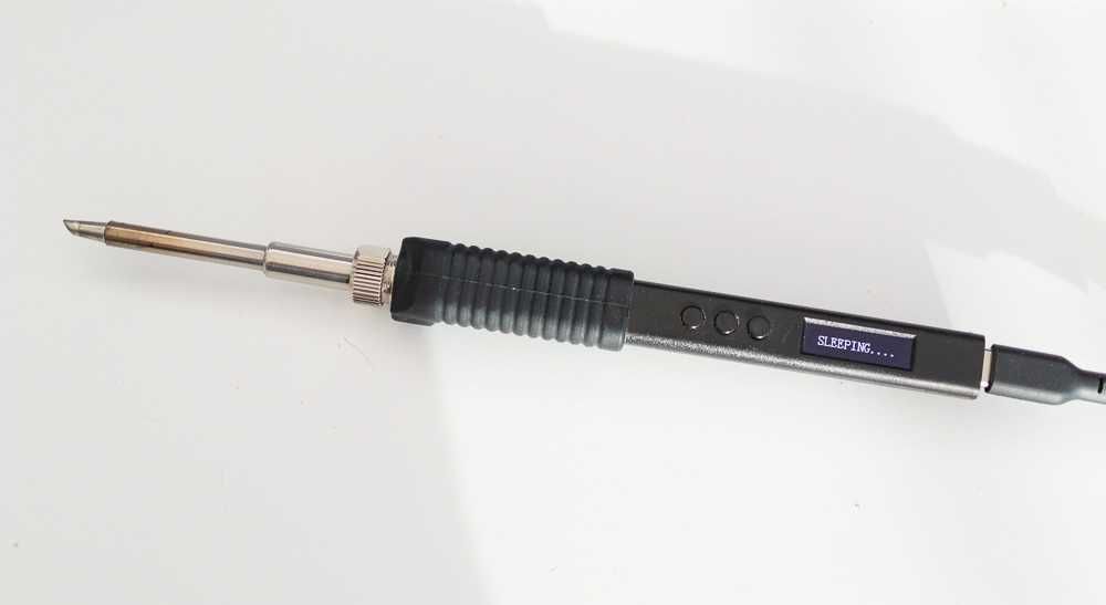 Розумний паяльник JV100 з індуктивним сенсором T12, 72W, PD/QC, DC5521