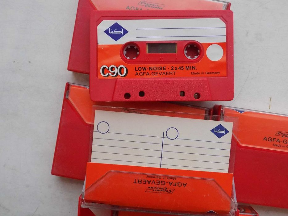 Аудиокассета Agfa-gevaert C90 Low-Noise 1978 г новая