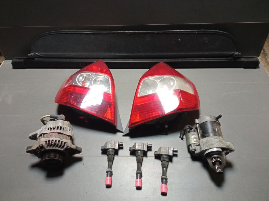 Honda Jazz 2 alternator rozrusznik cewki lampy tylne lewa praw roletaa