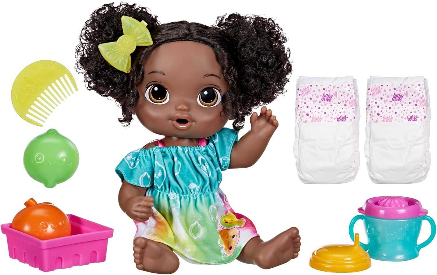 Кукла Беби Алив Фрутти лайм Baby Alive Fruity Sips Lime Хасбро Hasbro