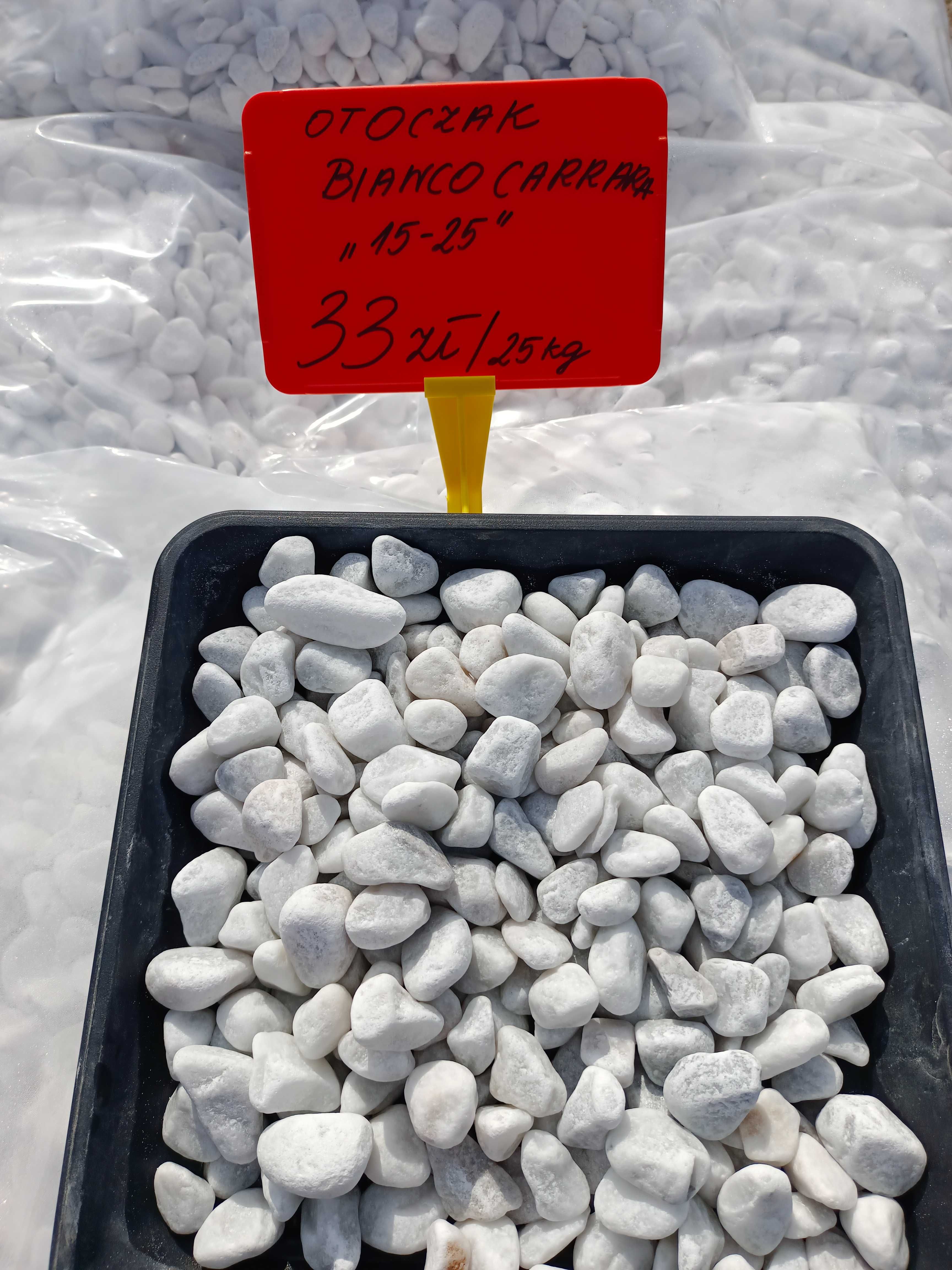 Otoczak włoski Bianco Carrara worek 25kg