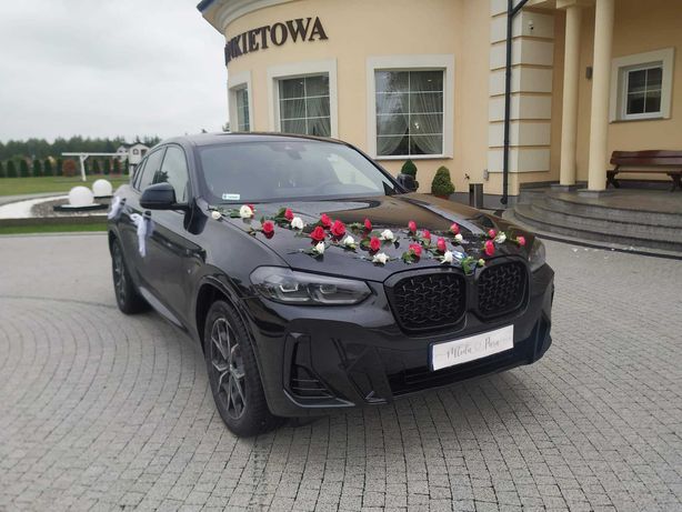 BMW x4 auto do ślubu / samochód na wesele / najnowsza wersja M pakiet