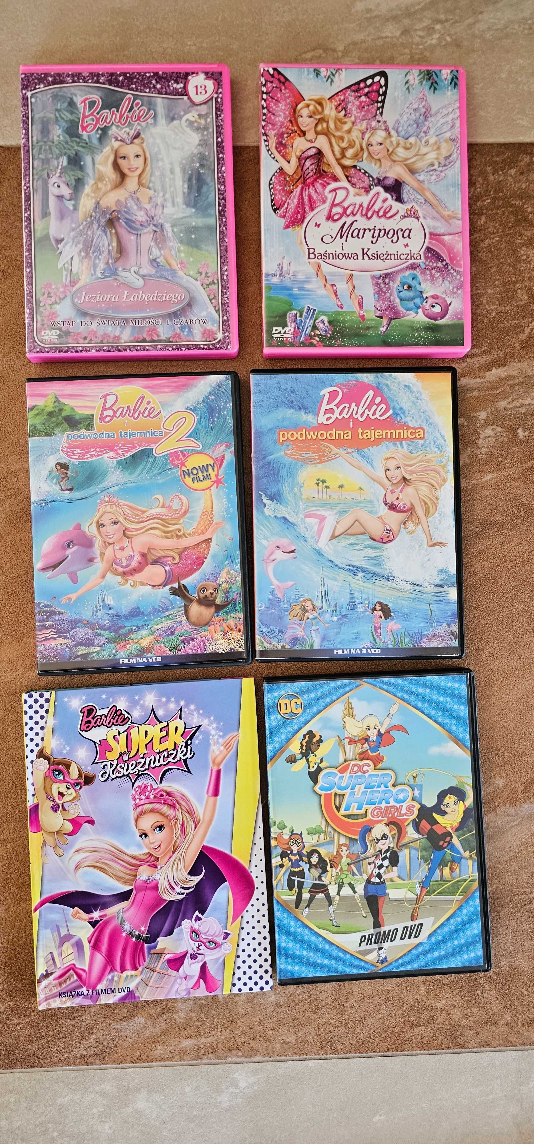 Bajki Barbie i Super Księżniczki dvd