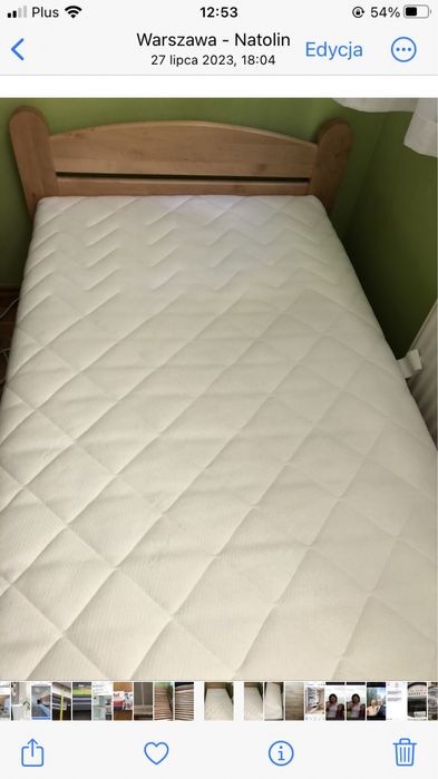 Łózko dzieviece 80x180