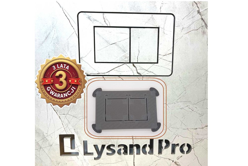 Ukryty przycisk spłukujący do WC Geberit TECE Cersanit 3lata gwarancji