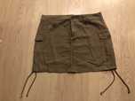 Spódniczka mini damska khaki bojówka 38 M