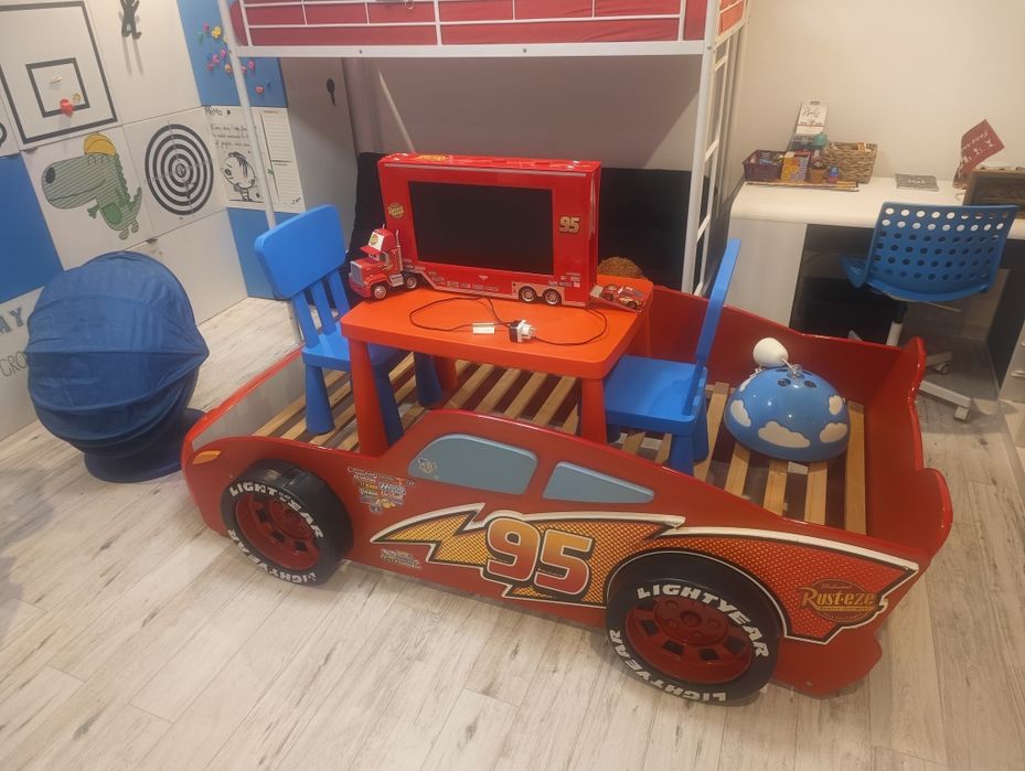 Łóżko dziecięce zygzak McQueen 90x200