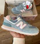 !SALE! New Balance 574 Blue/Pink 36 37 38 39 40 41 42 43 44 45 46 nb