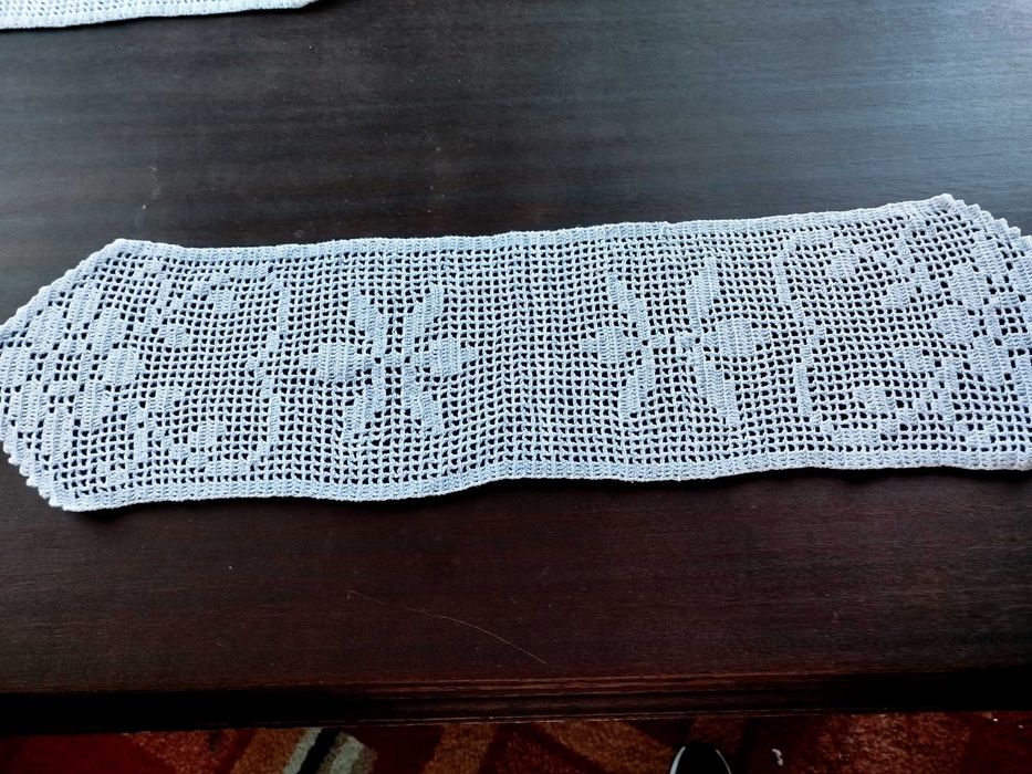 Conjunto de vários panos em crochê