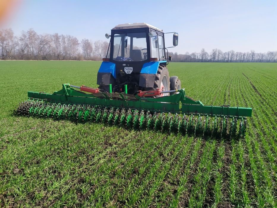 Ротаційна борона мотига John Deere 400 6.2 м  складна супер стан