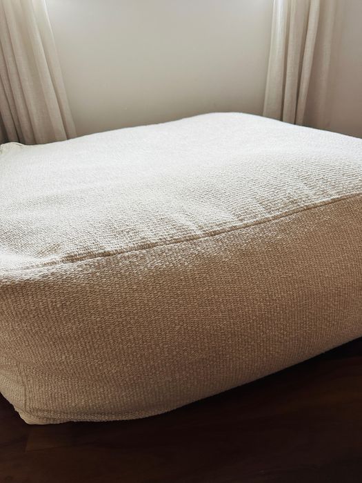Pufe Branco / Beje Zara Home