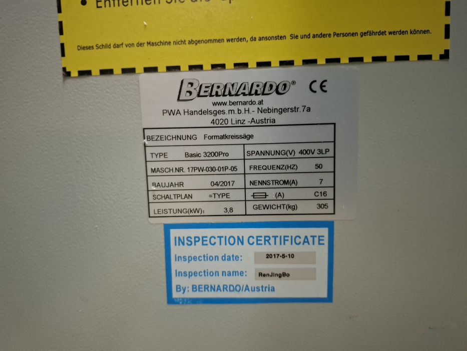 Piła formatowa Bernardo Basic 3200PRO