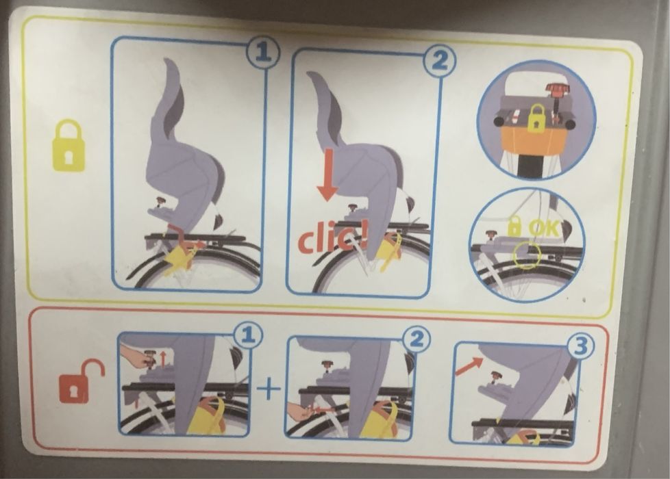 Cedeira de transporte de bicicleta