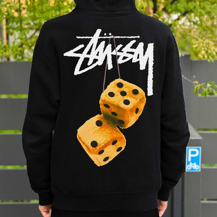 Биг Принт › Stussy Худи Черное › ХС С М Л ХЛ › Стусси › Fuzzy Yellow