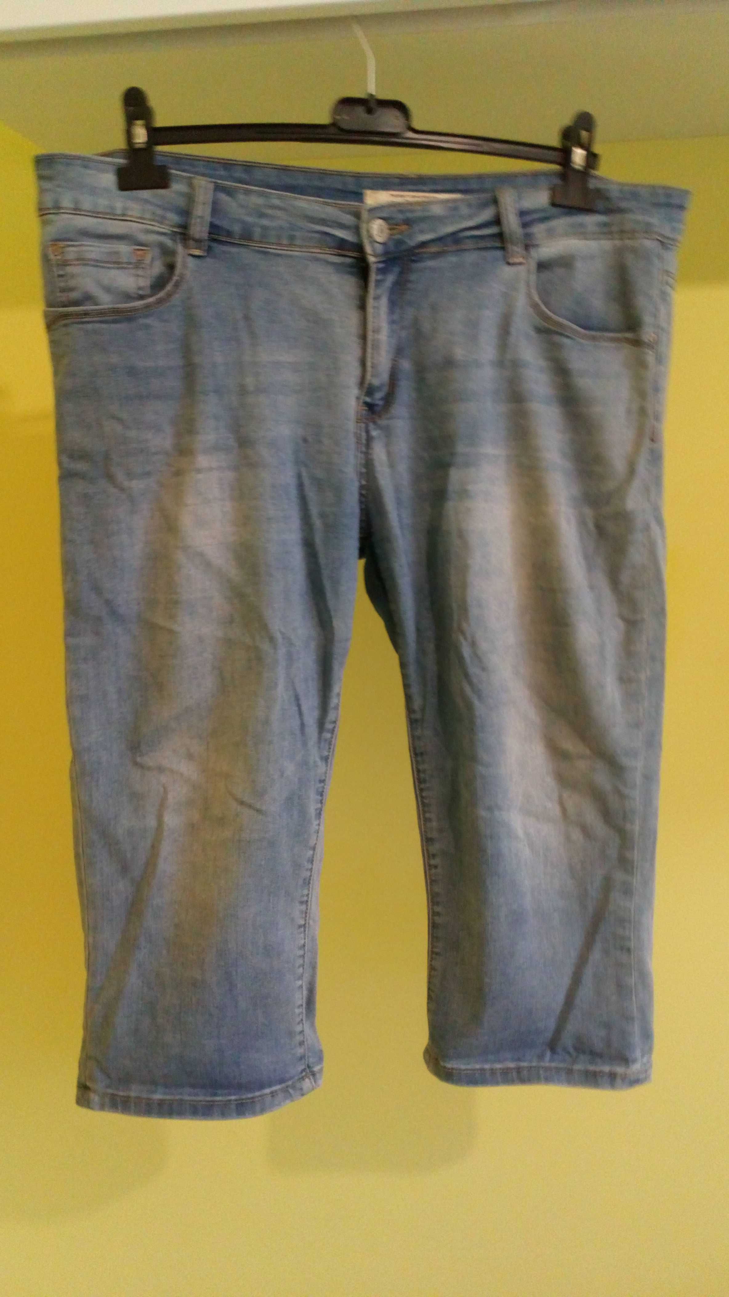 Spodnie rybaczki jeansowe, r. L / XL