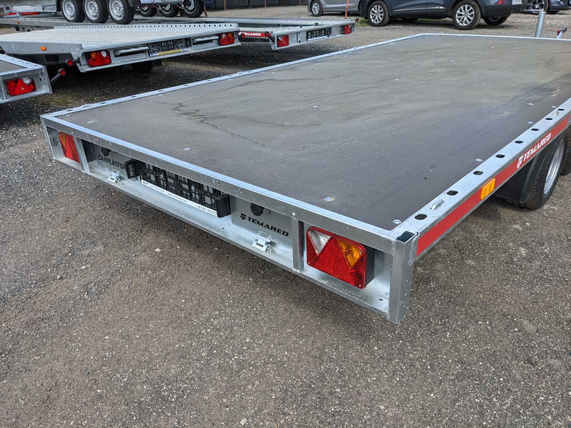 Laweta TEMARED CARPLATFORM 4120 S NEW płaska 400x200 platforma 4x2 4m