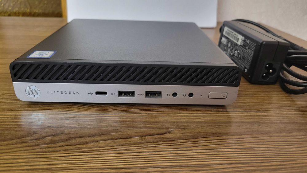 HP EliteDesk 800 G3 i5-7500T 8/128GB nvme WiFi Win11 Компьютер неттоп