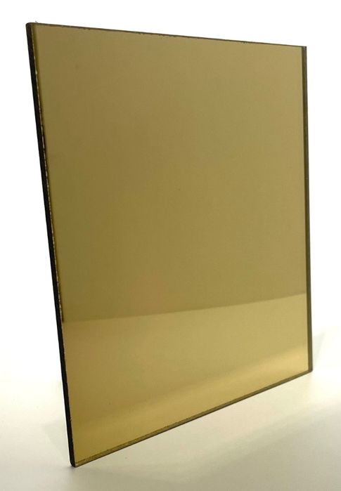 Placa de acrílico espelhada