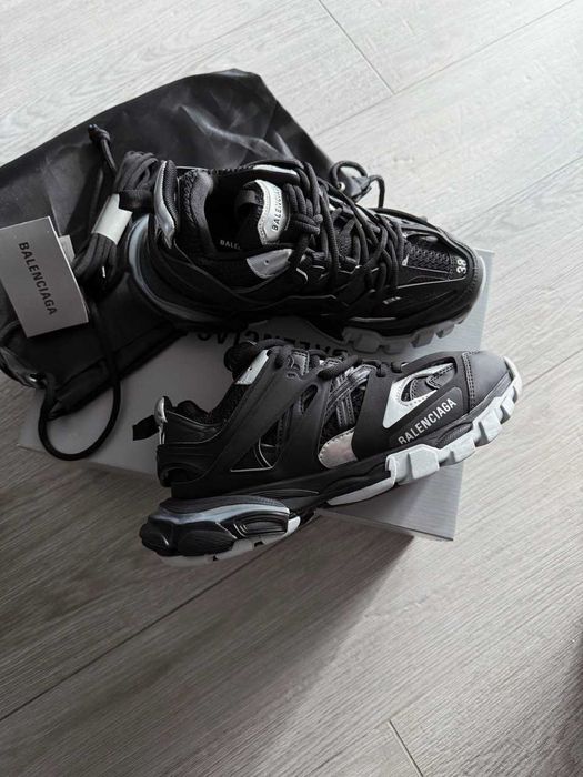 Кросівки Balenciaga Track 3.0 Sneaker in Black/silver premium