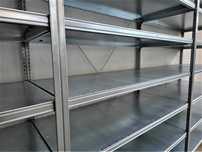 Regał Metalowy 62x220x400cm/21 Magazynowy Ocynk Garaż Piwnica Warsztat