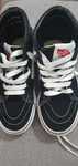 Tenis preto e branco