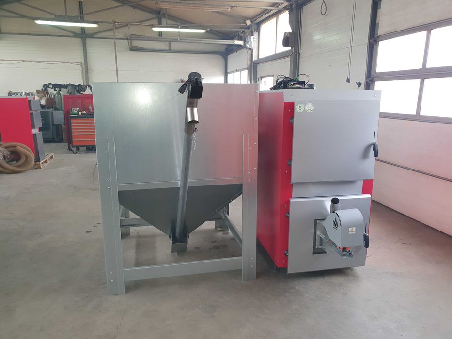 Kocioł 5 klasy - Ekopell na pellet 75 kW. Certyfikat ecodesign