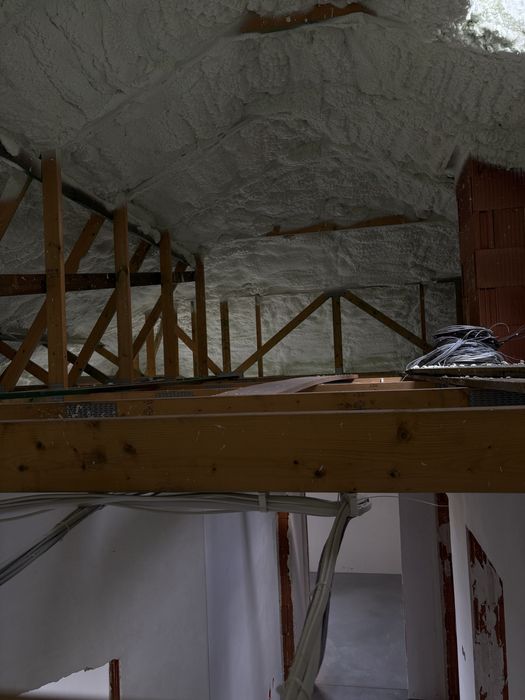Piana PUR , Ocieplanie poddasza , Ocieplanie poddasza Pianą PUR