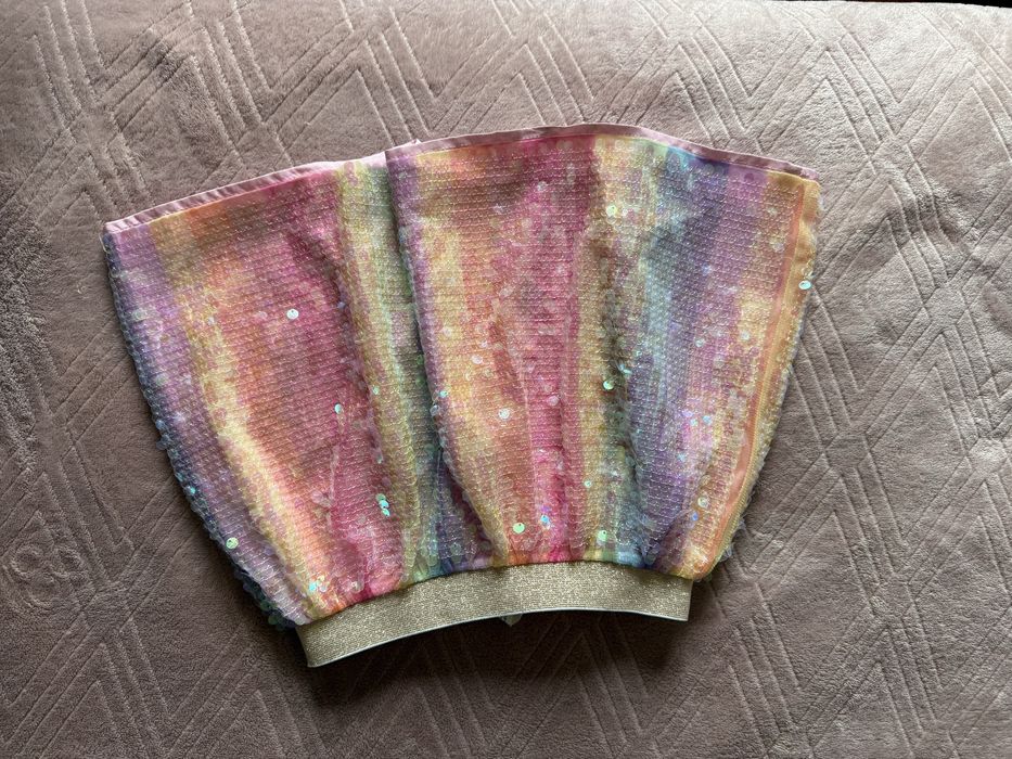 Spódniczka w cekiny hm 110/116