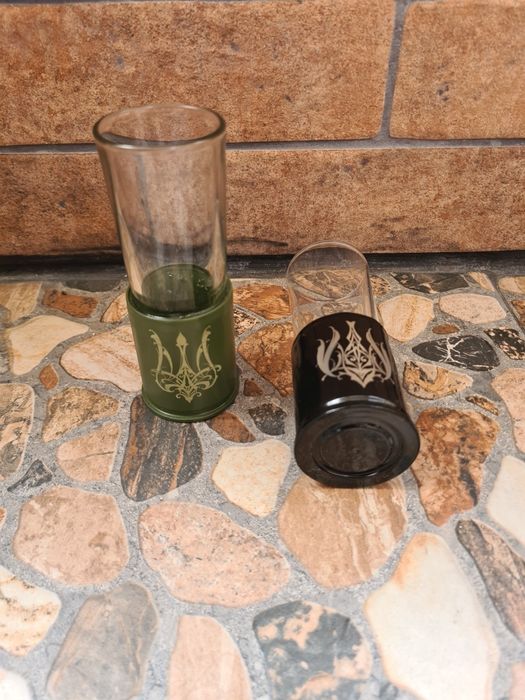 Комплект чарок-гільз скло 6шт