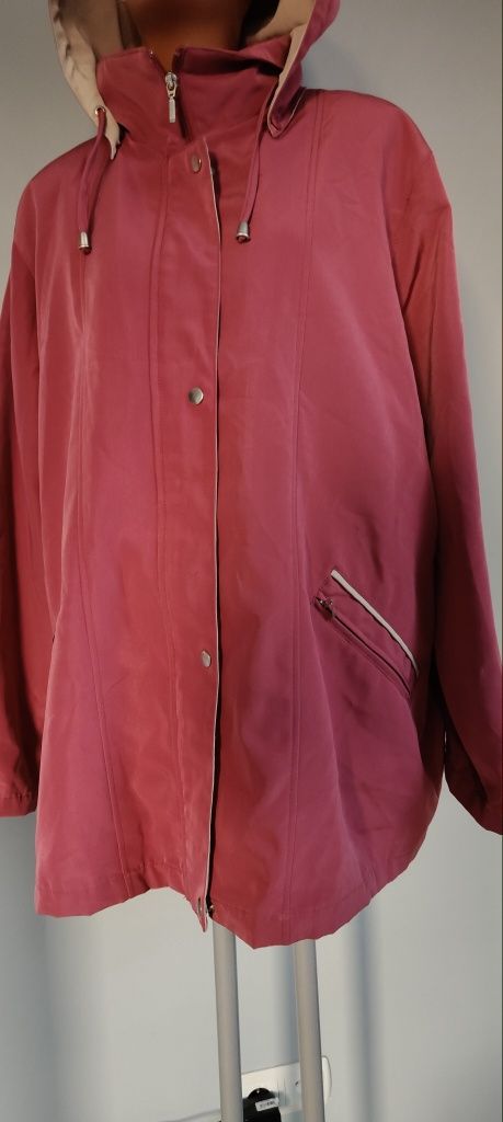 5XL 50 6XL 52 kurtka damska parka wiosenna jesienna